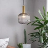 American retro glass chandelier, creative minimalist restaurant, bedside bar, balcony, coffee shop, study, dark green chandelier Application Scenario